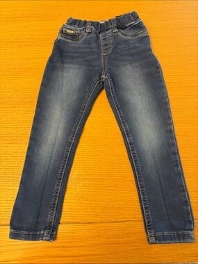 Mayoral Dark Blue Stretch Denim Pants for Kids